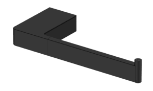 Milos Toilet Paper Holder - Black