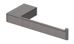 Milos Toilet Paper Holder - Gunmetal