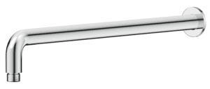 Mica Wall Shower Arm - 450mm - Curved - Chrome