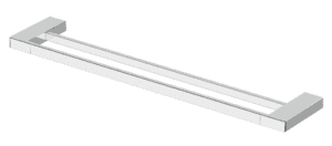 Milos Double Towel Rail