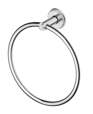 Mica Heritage Towel Ring - Chrome