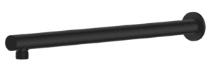 Mica Wall Shower Arm - 450mm - Straight - Black
