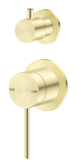 Mica Shower Mixer Diverter - 2P - TRIM KIT ONLY- French Gold