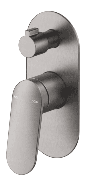Lantra Shower Mixer Diverter - 1P - TRIM KIT ONLY - Gunmetal