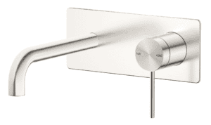 Mica Wall-Spout Combo - Curved Spout - 1P - TRIM KIT ONLY - Brushed Nickel