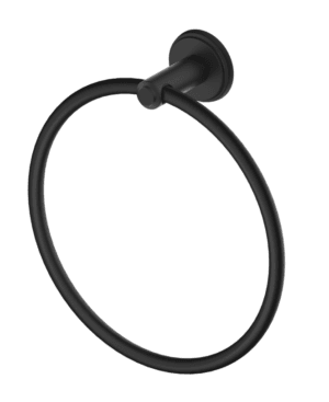 Mica Heritage Towel Ring - Black