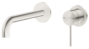 Mica Wall-Spout Combo - Curved Spout - 2P - TRIM KIT ONLY - Brushed Nickel
