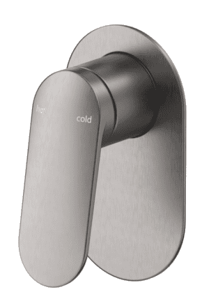 Lantra Shower Mixer - Oval Plate - TRIM KIT ONLY - Gunmetal