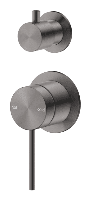 Mica Shower Mixer Diverter - 2P - TRIM KIT ONLY - Gunmetal