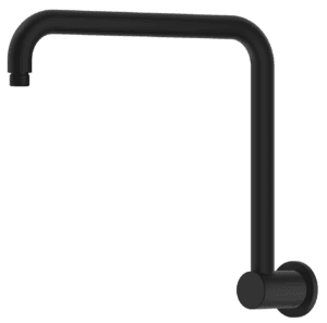 Mica Gooseneck Shower Arm - Black