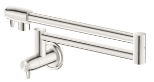 Mica Heritage Pot Filler - Brushed Nickel