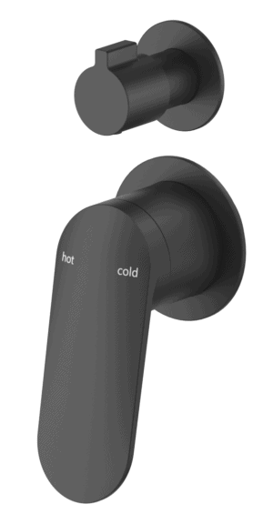 Lantra Shower Mixer Diverter - 2P - TRIM KIT ONLY - Black