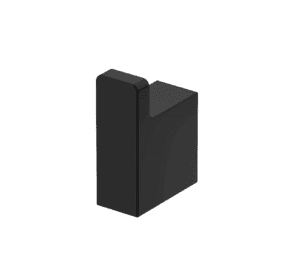 Milos Robe Hook - Black