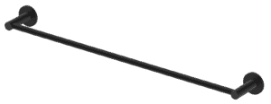Mica Single Towel Rail - Black