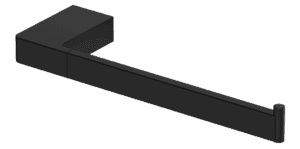 Milos Hand Towel Holder - Black