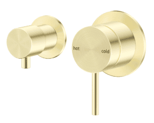 Mica Shower Mixer Diverter - Sideways - TRIM KIT ONLY- French Gold