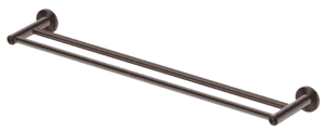 Mica Double Towel Rail - Dusk Bronze