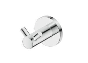 Mica Double Robe Hook - Chrome