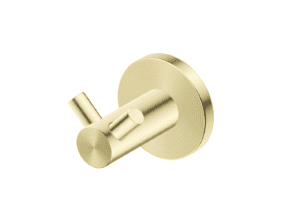 Mica Double Robe Hook- French Gold