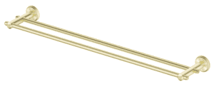 Mica Heritage Double Towel Rail- French Gold