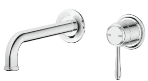 Mica Heritage Wall-Spout Combo - TRIM KIT ONLY - Chrome