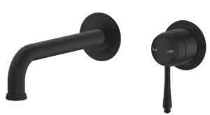 Mica Heritage Wall-Spout Combo - TRIM KIT ONLY - Black