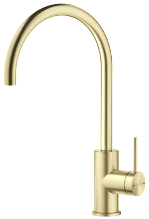 Mica Gooseneck Sink Mixer- French Gold