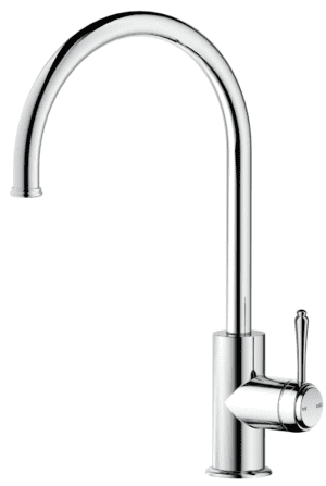 Mica Heritage Gooseneck Sink Mixer - Chrome