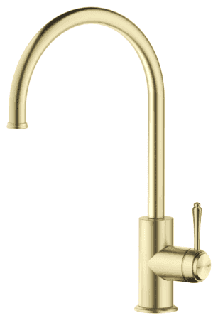 Mica Heritage Gooseneck Sink Mixer- French Gold