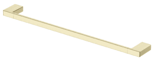 Milos Single Towel Rail- French Gold