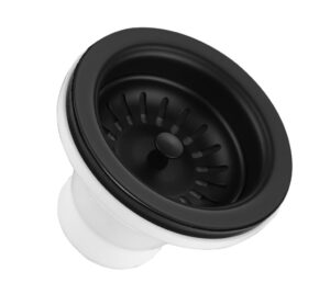 Sink Drain in Black, view 3