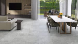 Perlato limestone look porcelain tile 600x600 matt finish