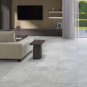 Perlato limestone look porcelain tile 600x600 matt finish
