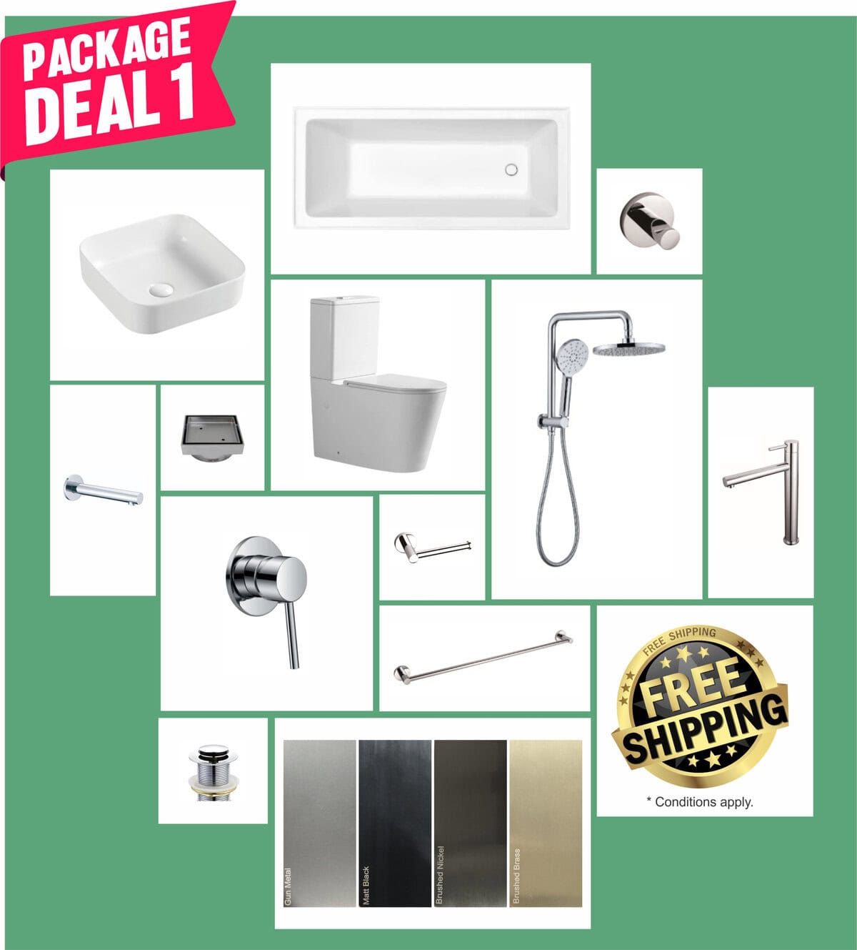 Bathroom Package Deals | Builders Warehouse Online