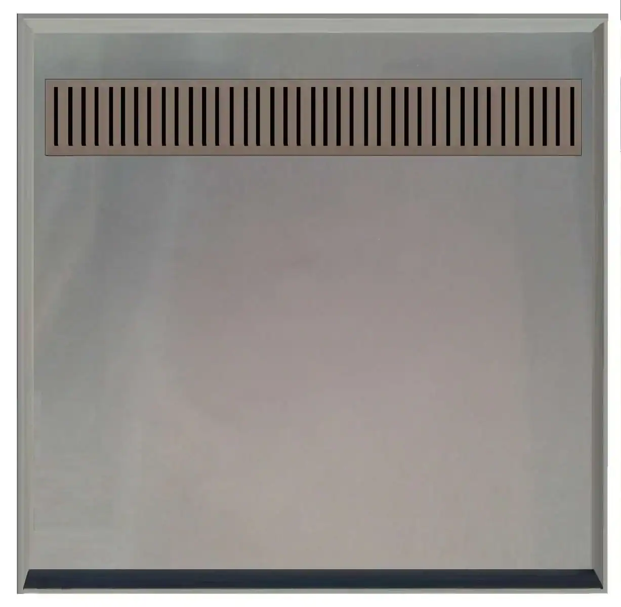 Shower base for tiling with a linear drain.