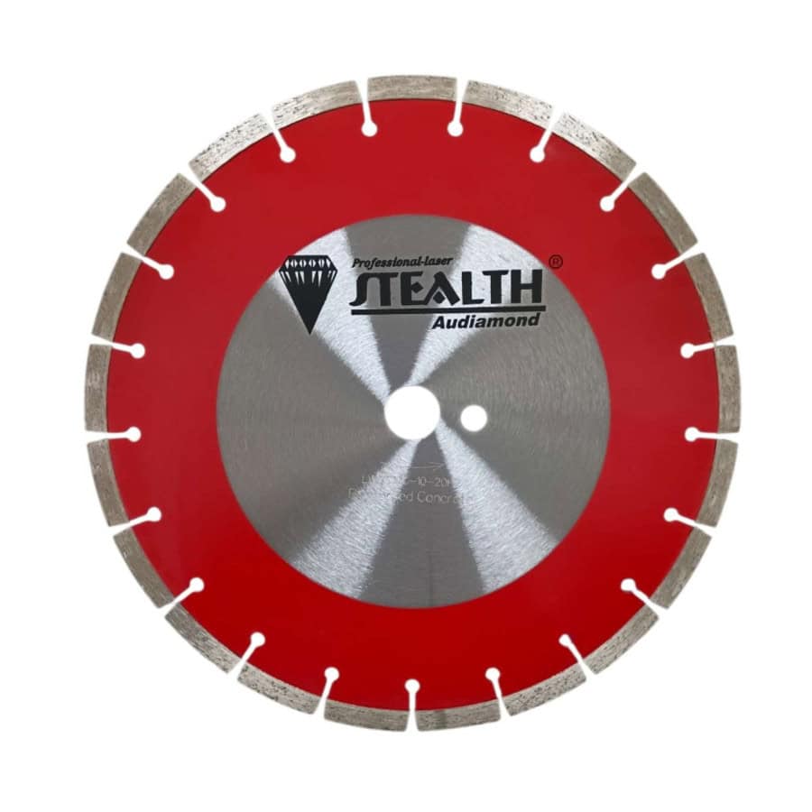 Red Pro Laser Welded Blade - Reinforced Concrete