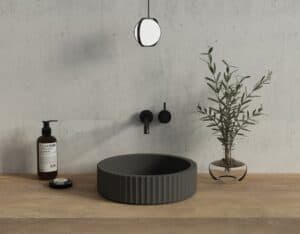 PIAZA Above Counter Basin matte black