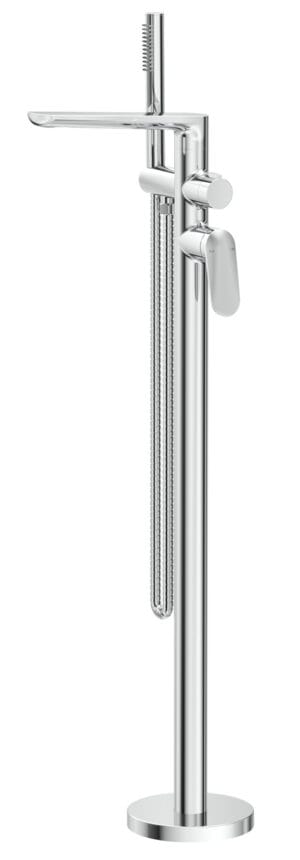Lantra Freestanding Bath Mixer With Hand Shower - Trim Kit Only
