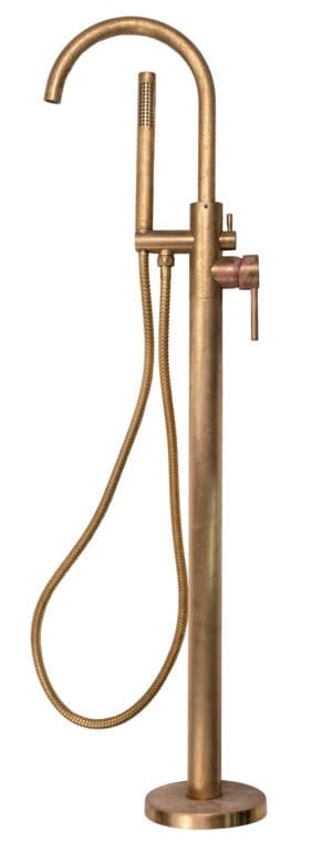 Mica Freestanding Bath Mixer With Hand Shower