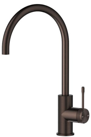 Mica Fluted Gooseneck Sink Mixer
