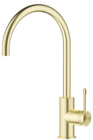 Mica Fluted Gooseneck Sink Mixer
