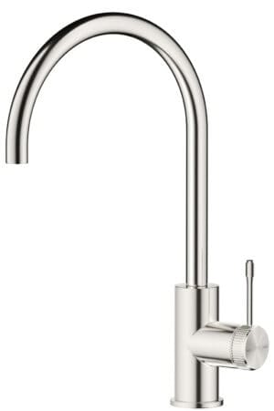Mica Fluted Gooseneck Sink Mixer