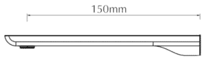 Tiago Combo Mixer Spout Upgrade dimension drawing