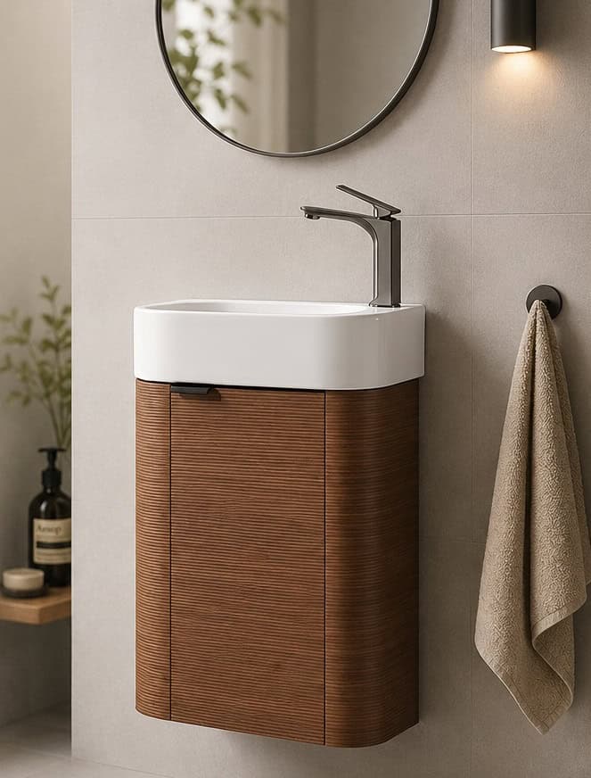 Mino Wall Hung Vanity 400 4