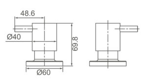 Jess 1/4 Turn Wall Top Assembly 2