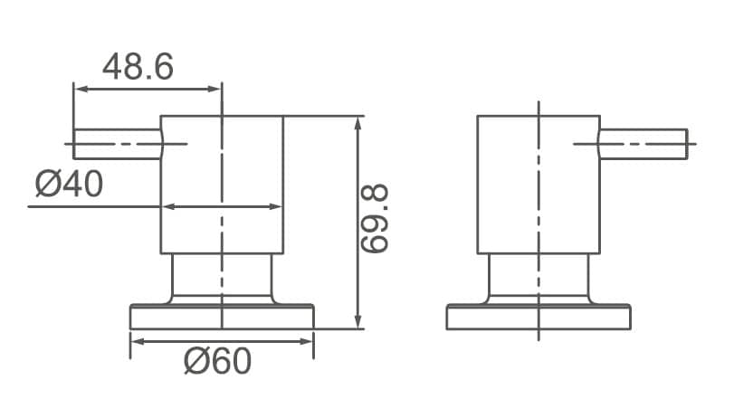 Jess 1/4 Turn Wall Top Assembly 2