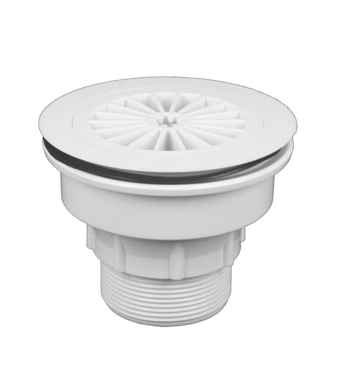 Waste (SB-Waste) included with the SMC Shower Base With Channel