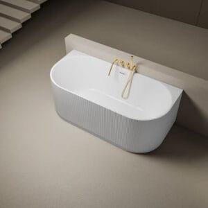 Piaza-BTW Fluted Bath Tub lifestyle