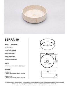 Serra 40 specifications