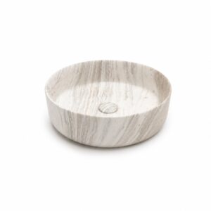 Terra 40 Above-Counter Basin Matte Stone Marble